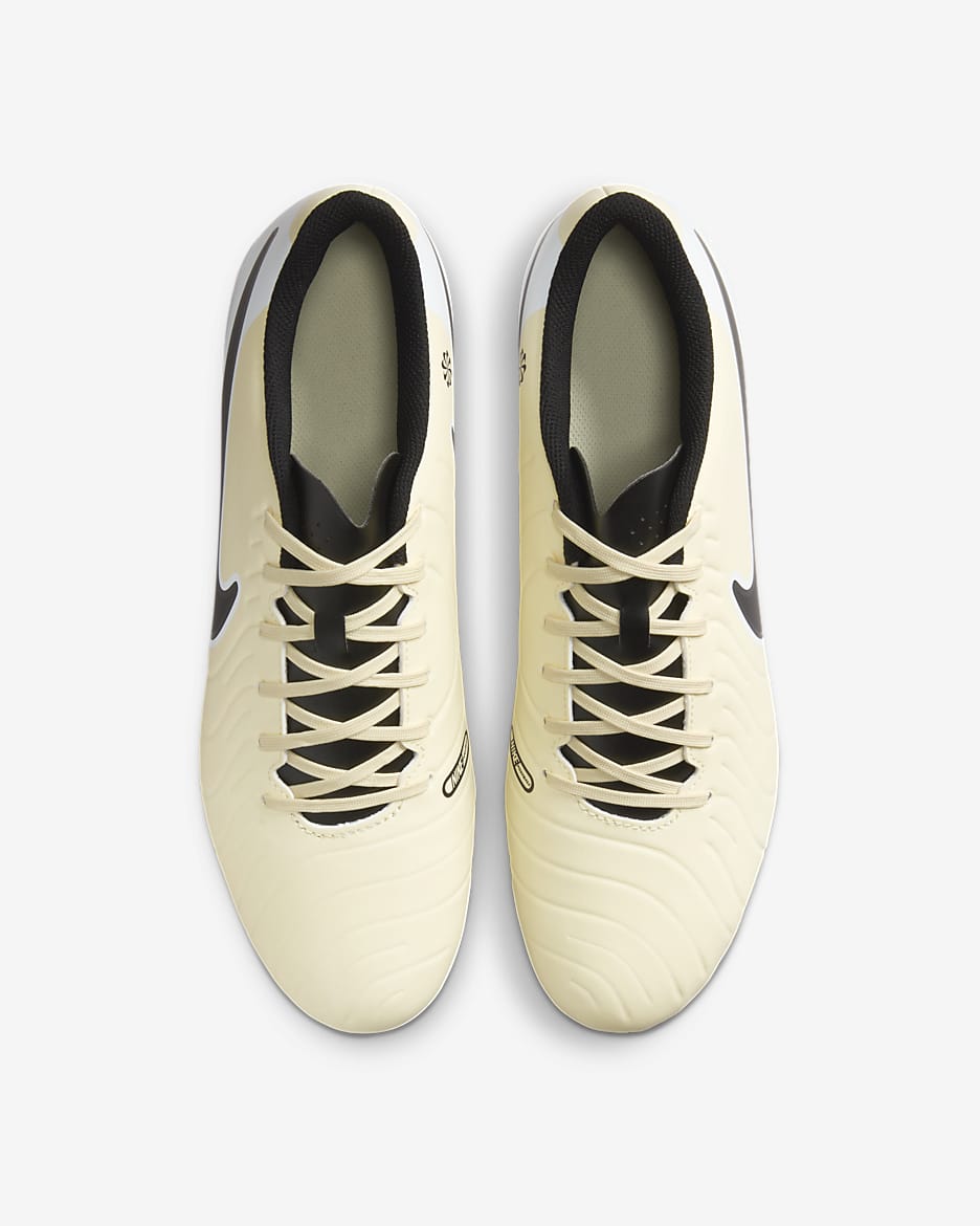 Nike Tiempo Legend 10 Club Multi-Ground Low-Top Football Boot - Lemonade/Metallic Gold Coin/Black