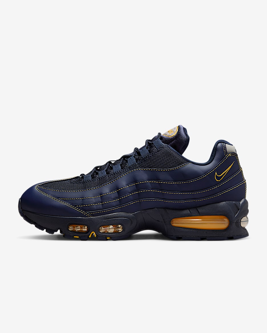Nike Air Max 95 OG férficipő - Obsidian/Varsity Maize/Wolf Grey/Obsidian