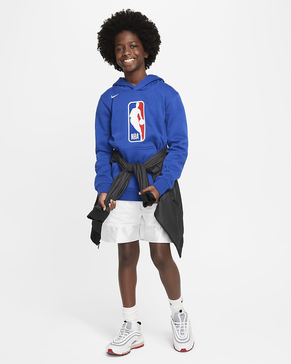 Sweat à capuche Nike NBA Team 31 Club Fleece pour ado - Rush Blue