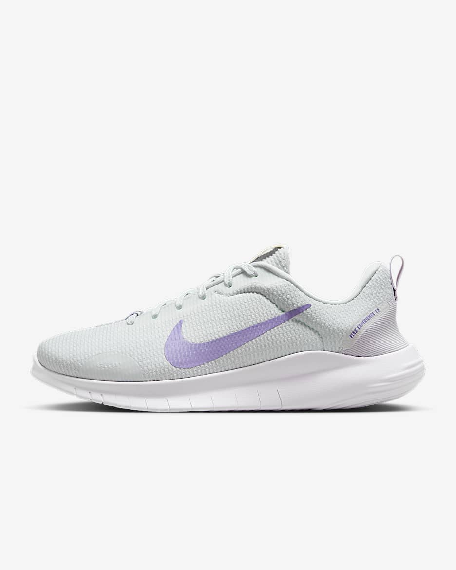 Nike Flex Experience Run 12 Women's Road Running Shoes - Summit White/Barely Grape/White/Lilac Ice