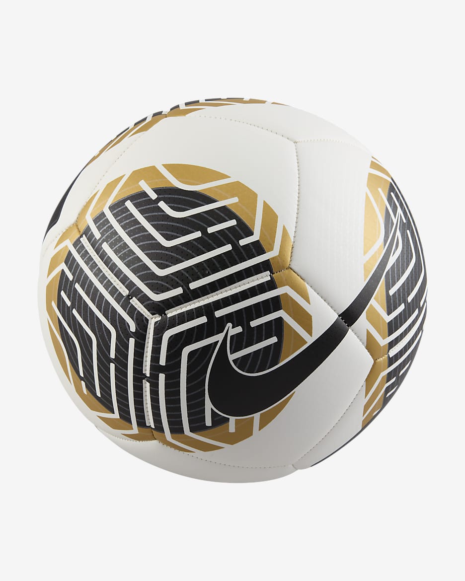 Balón de fútbol Nike Pitch - Blanco/Negro/Oro/Negro