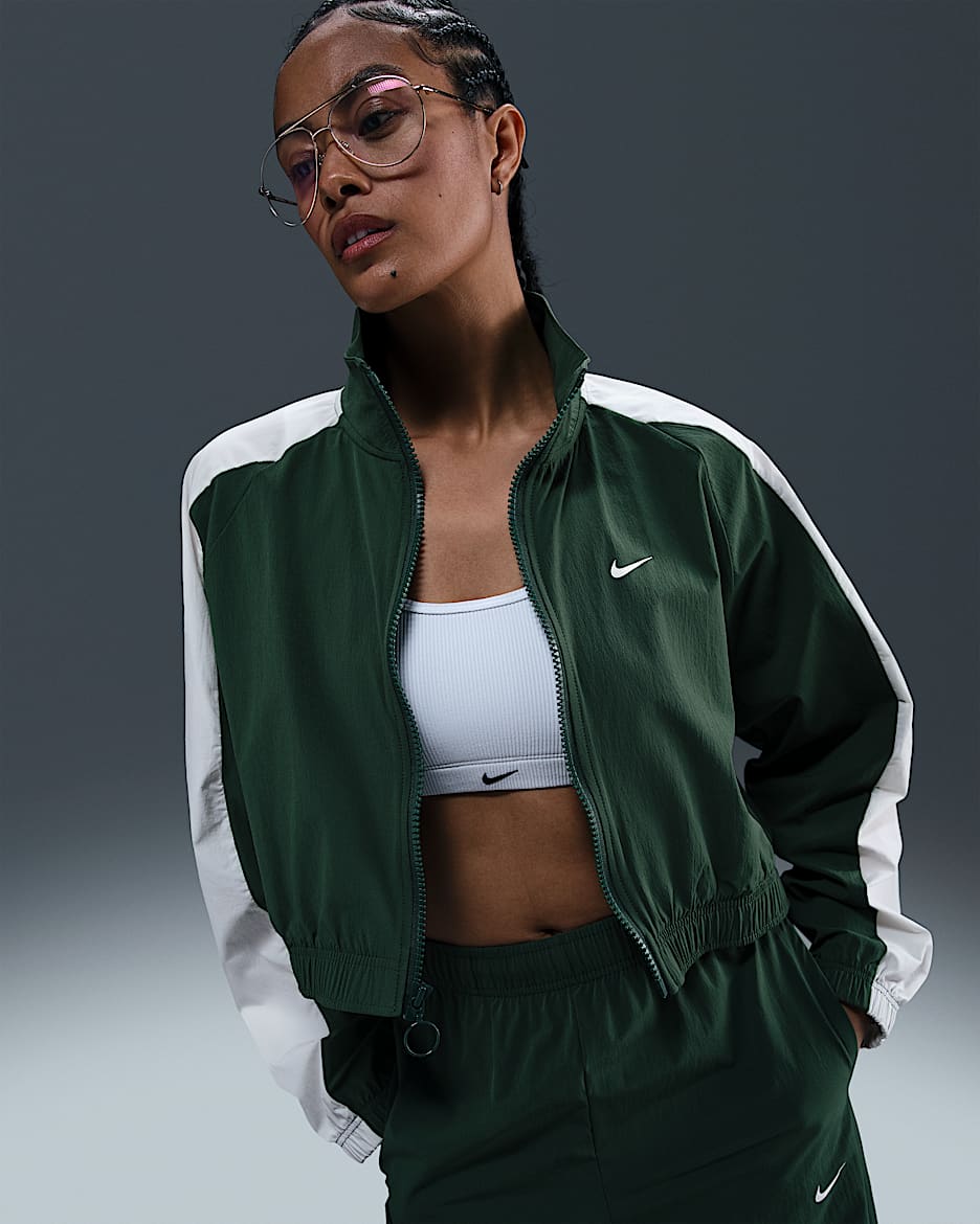 Nike Sportswear Women's Woven Jacket - Fir