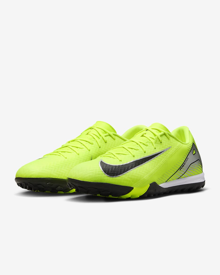 Nike Mercurial Vapor 16 Academy TF Low-Top Football Shoes - Volt/Black