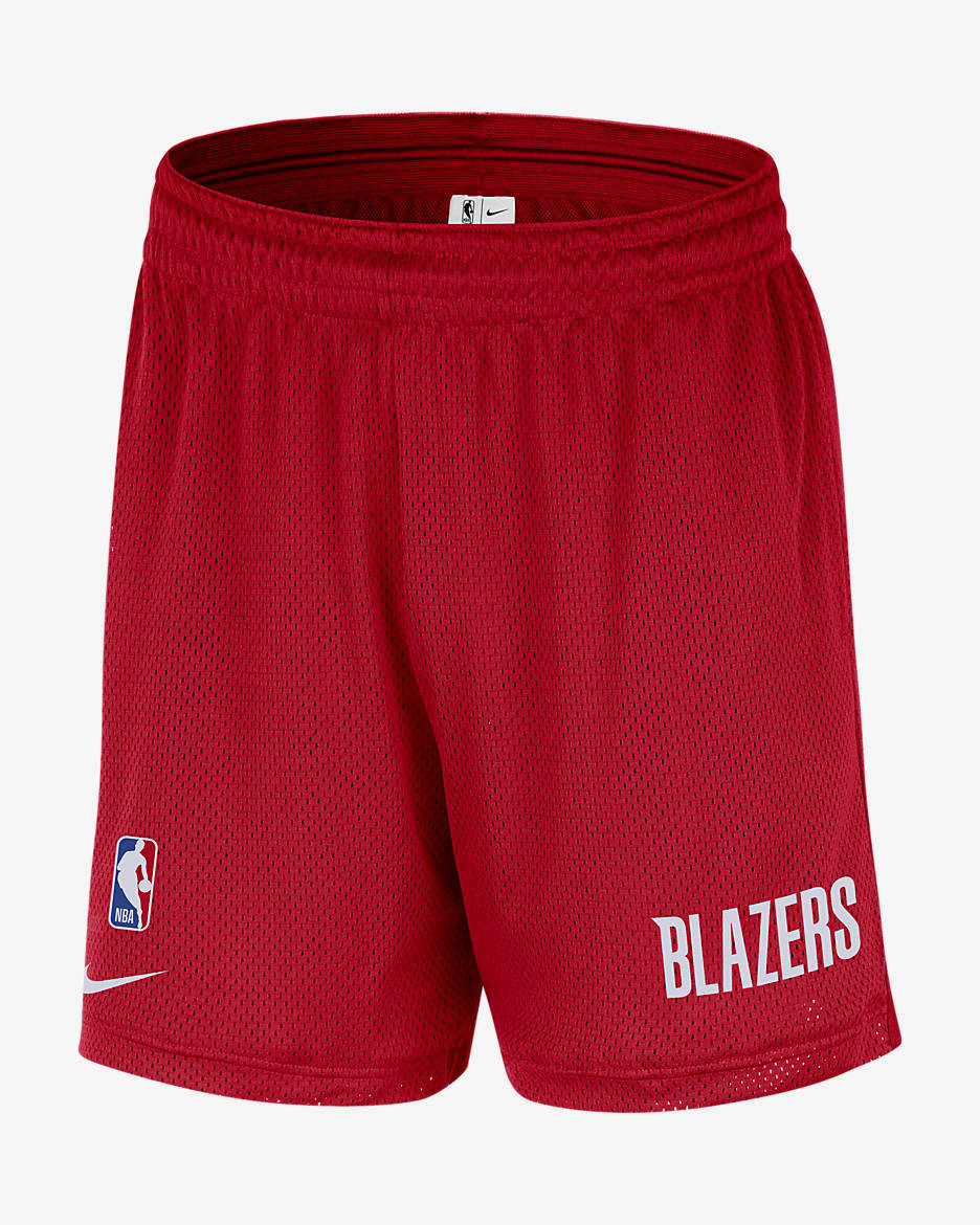 Portland Trail Blazers Men's Nike NBA Mesh Shorts - University Red