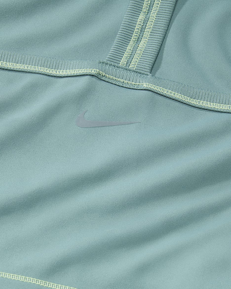 เสื้อกล้ามเอวลอย Dri-FIT ผู้หญิง Nike One Fitted - Bicoastal/Vapor Green/ดำ