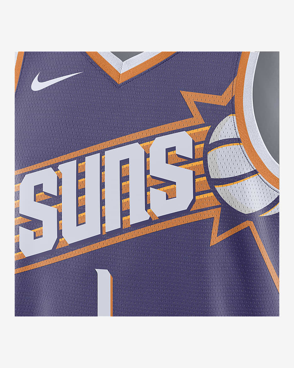 Phoenix Suns 2023/24 Icon Edition Camiseta Nike Dri-FIT NBA Swingman - New Orchid