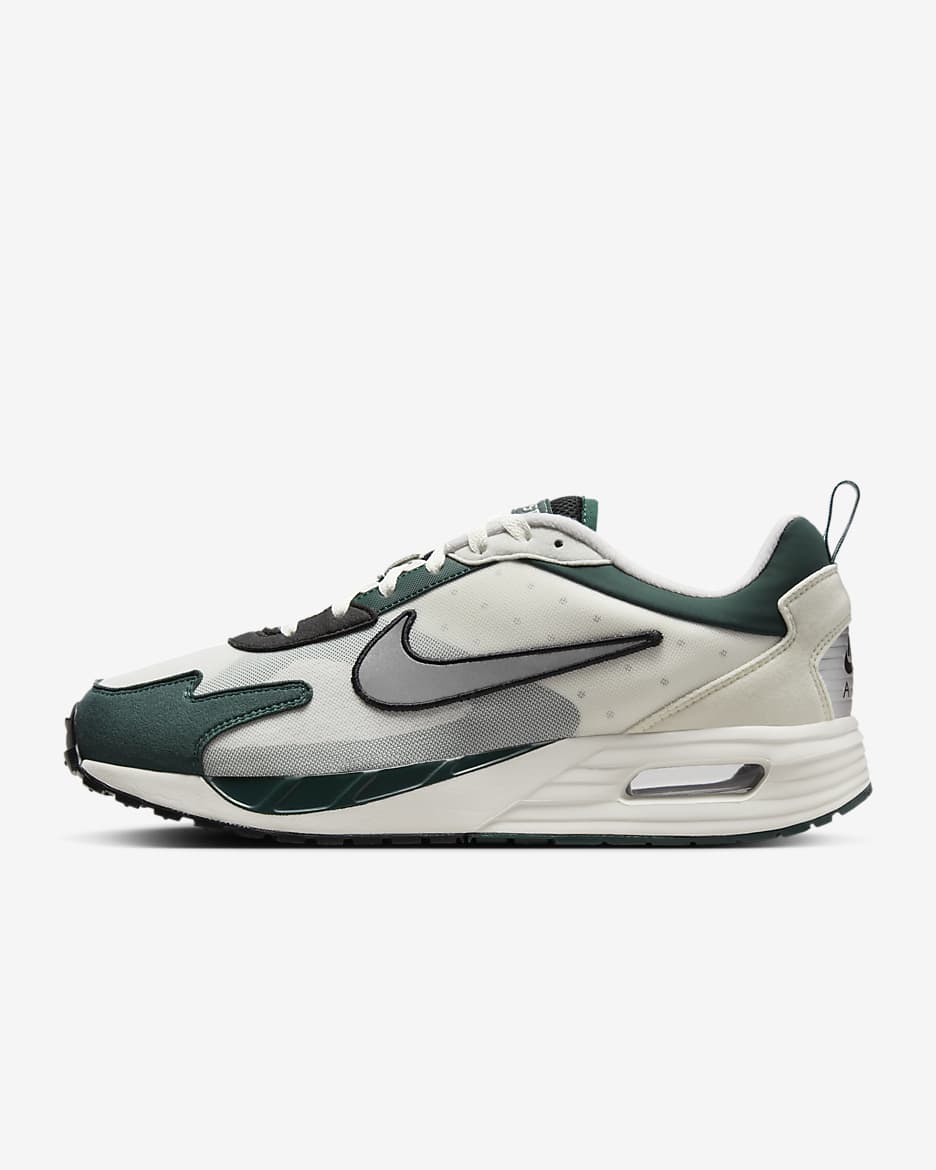 Michigan State Nike Air Max Solo Men's Shoes - Black/Phantom/Pro Green/Metallic Silver