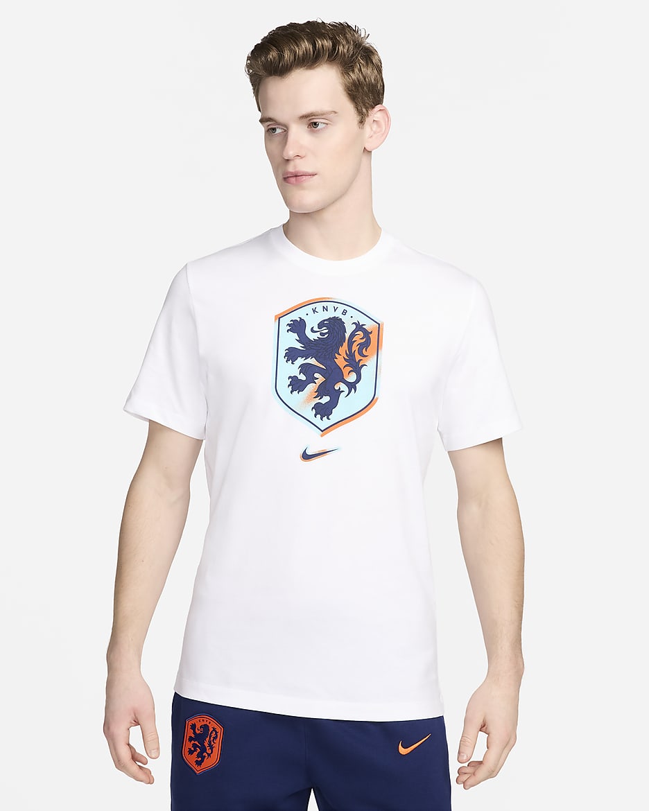 Netherlands Men's Nike Football T-Shirt - White