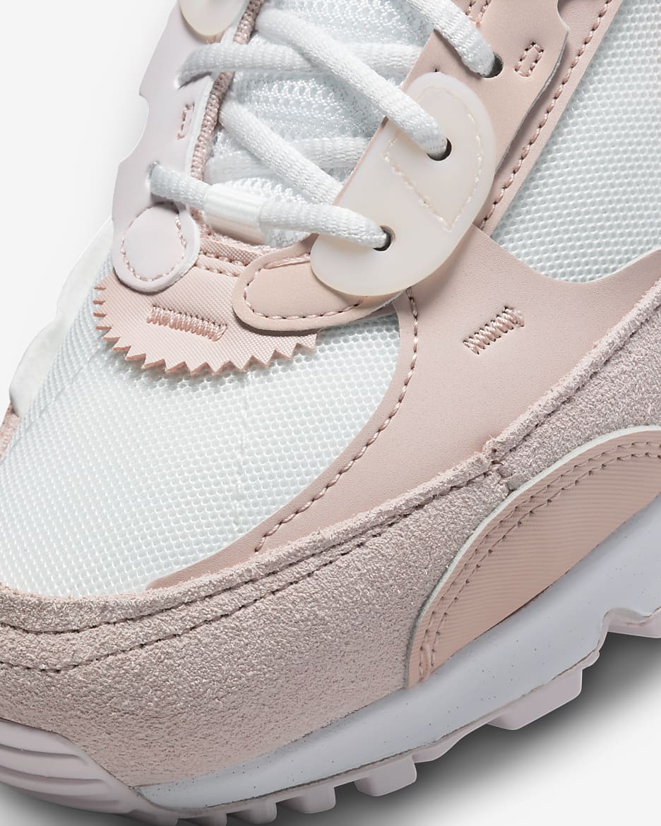 Nike Air Max 90 Futura Women's Shoes - Summit White/Barely Rose/Pink Oxford/Light Soft Pink