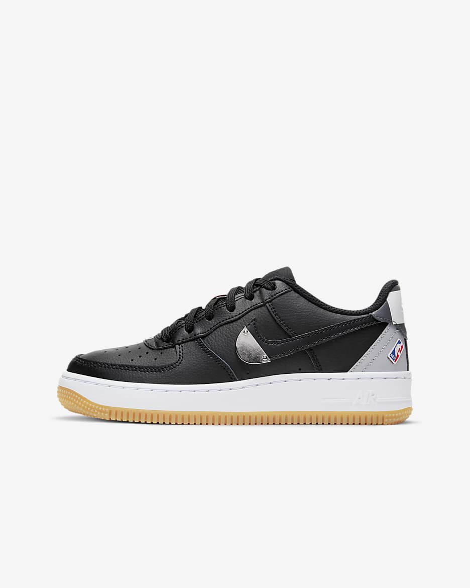 Nike Air Force 1 LV8 1 Big Kids' Shoes - Black/Wolf Grey/Dark Grey/Black
