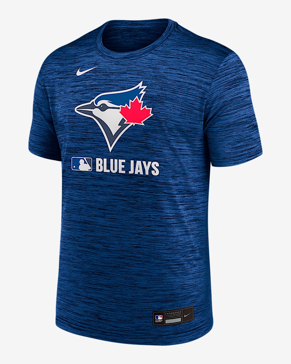 Playera Nike Dri-FIT de la MLB para hombre Toronto Blue Jays Authentic Collection Velocity - Royal