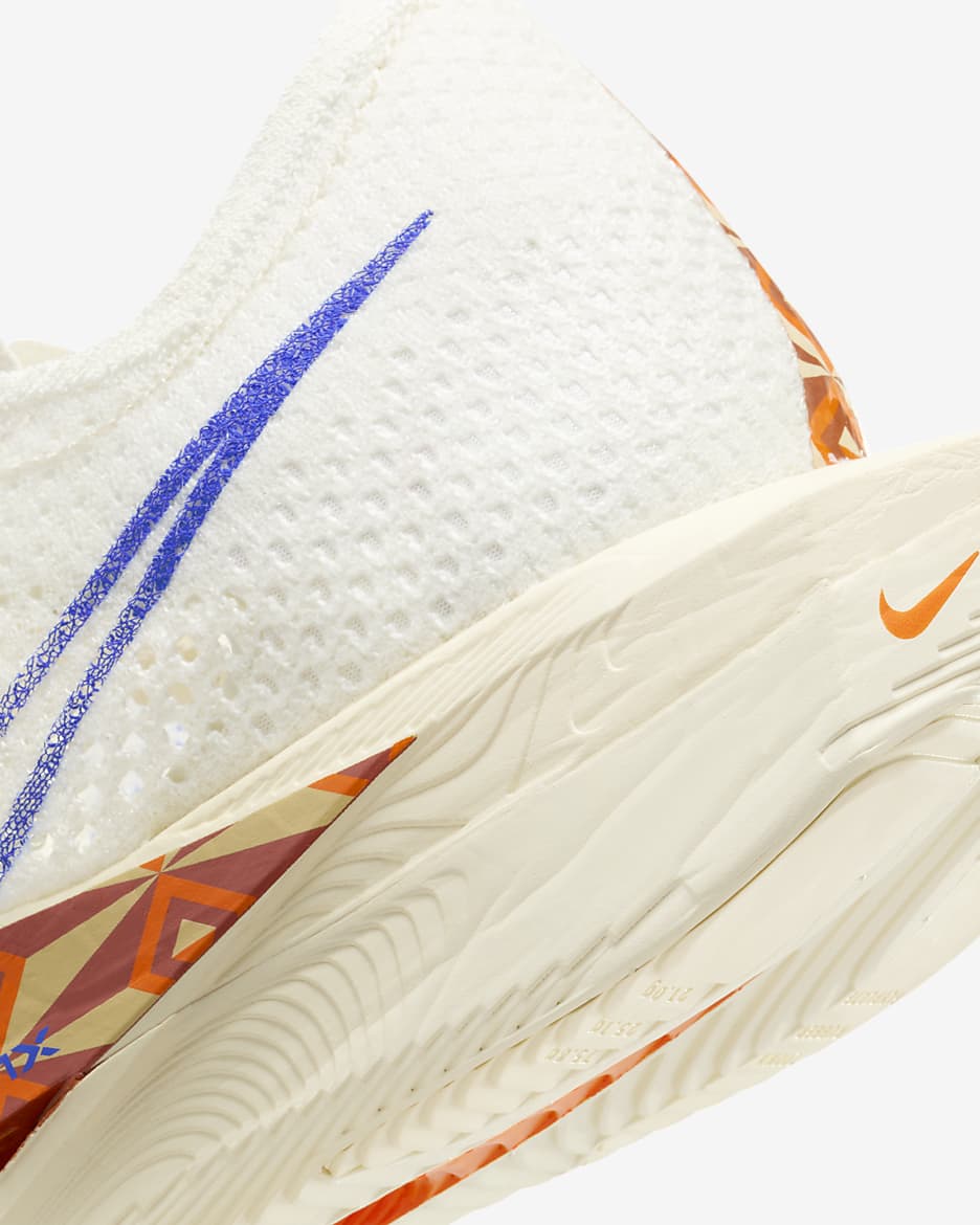 Nike Vaporfly 3 Premium Men's Road Racing Shoes - Sail/Safety Orange/Burnt Sunrise/Hyper Royal