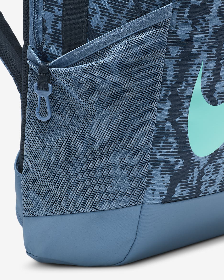 Nike Brasilia Kinder-Rucksack (18 l) - Armory Navy/Aegean Storm/Green Frost