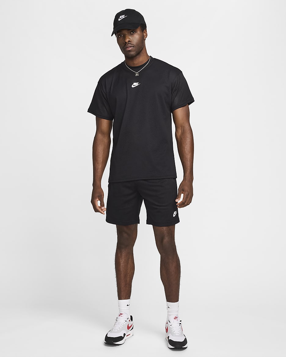 T-shirt in mesh Dri-FIT Nike Sportswear Max90 – Uomo - Nero