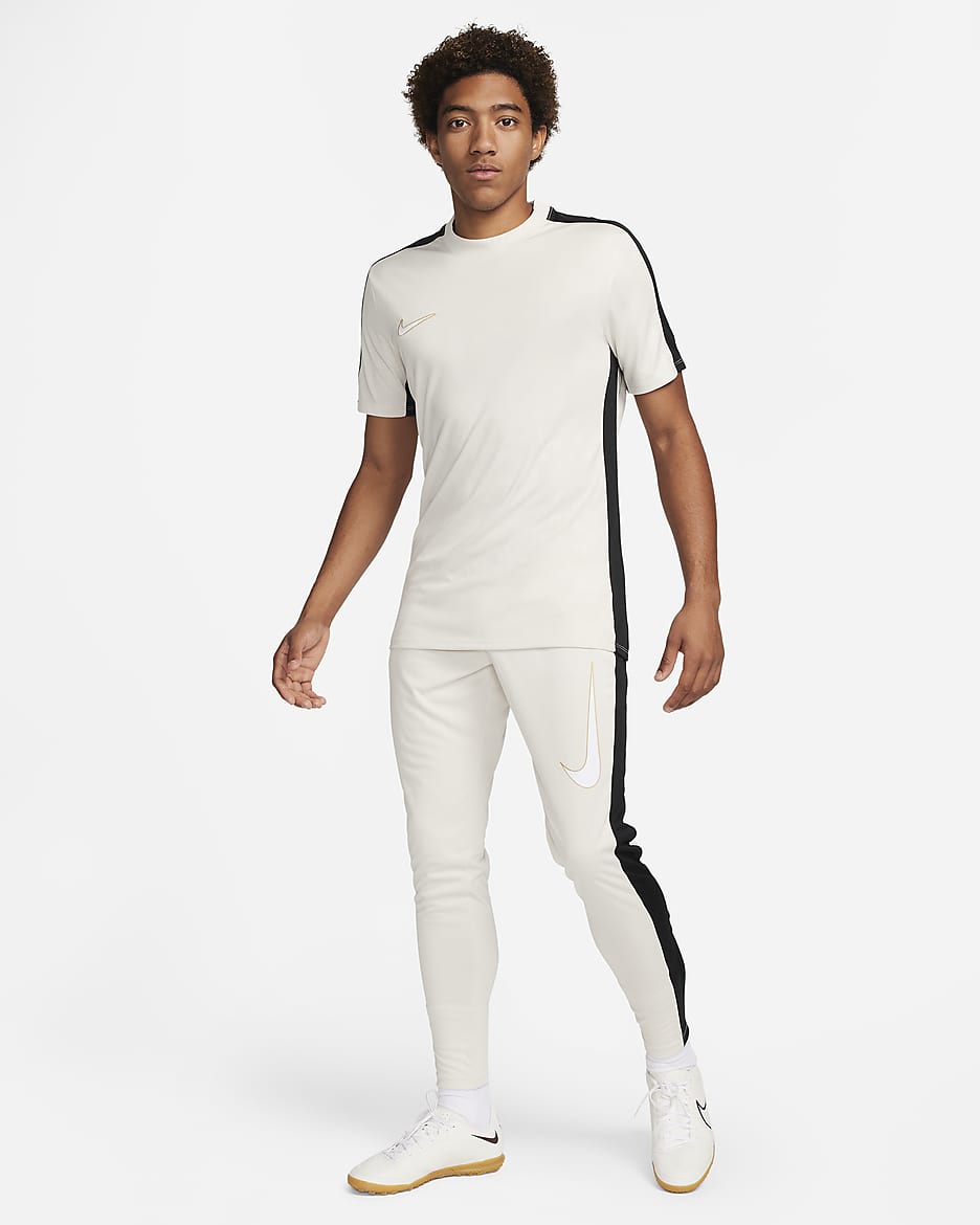 Nike Academy Men's Dri-FIT Soccer Pants - Light Orewood Brown/Black/White