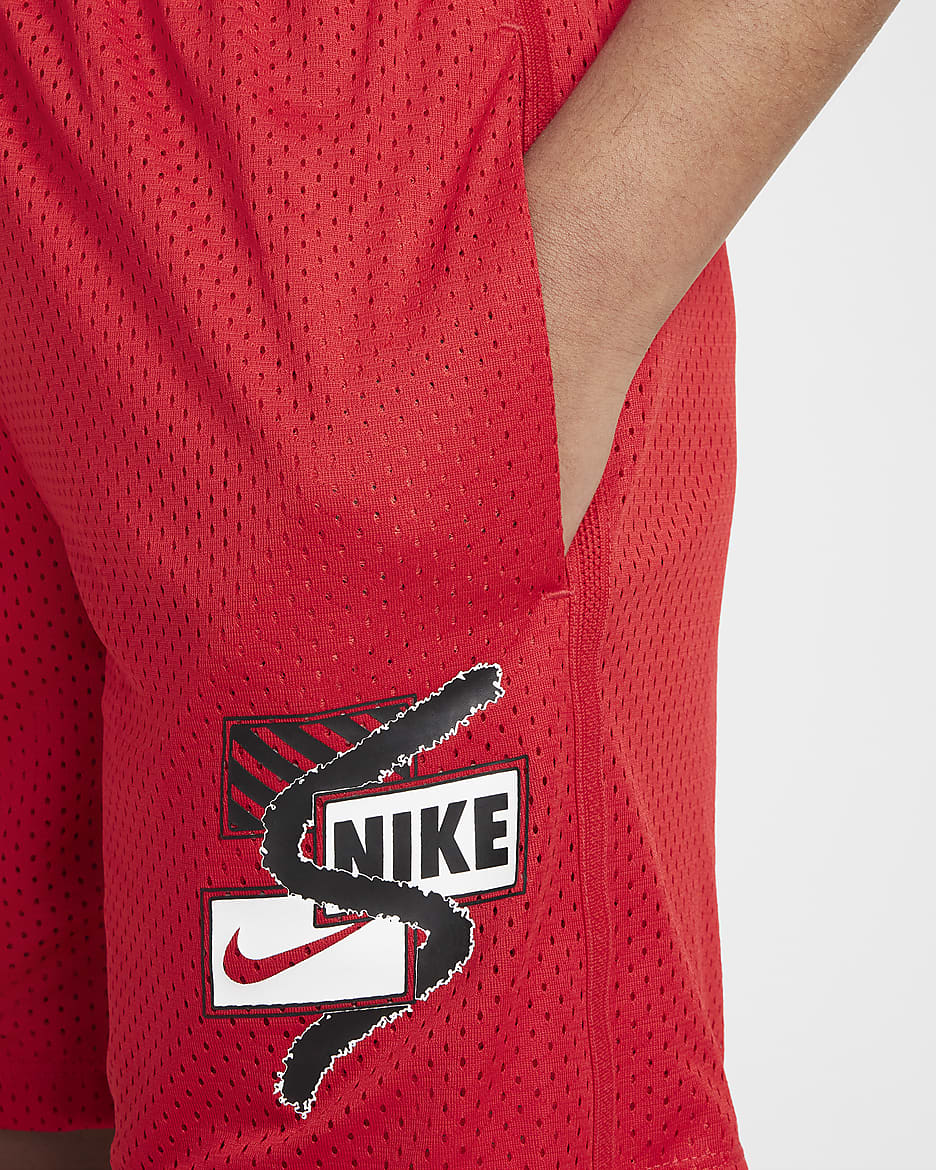 Σορτς Dri-FIT Nike Multi για μεγάλα αγόρια - University Red