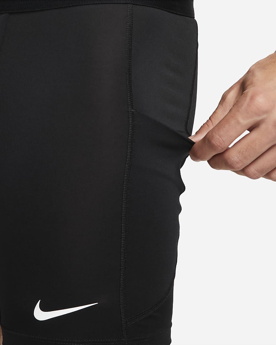 Nike Pro Dri-FIT Fitnessshorts für Herren - Schwarz/Weiß