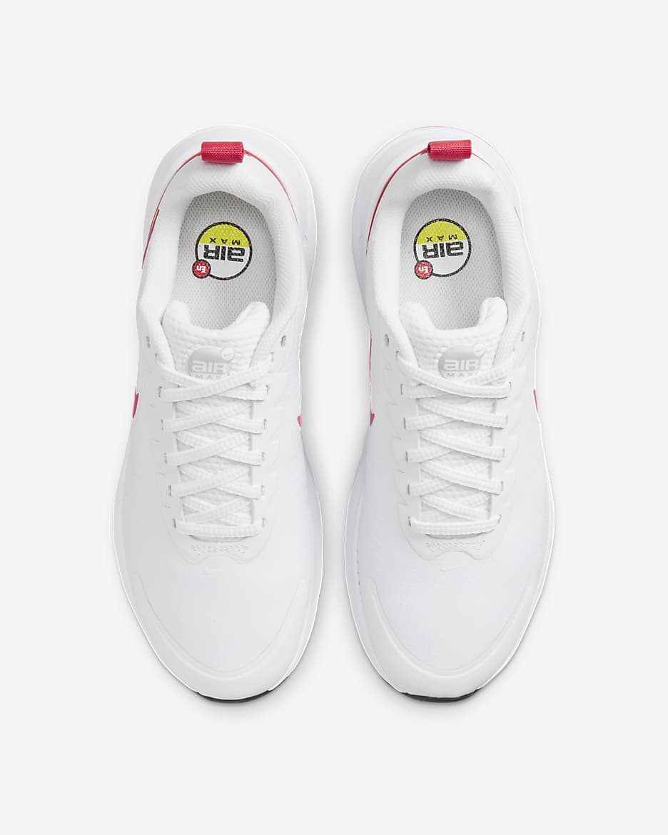 Nike Air Max Nuaxis női cipő - Fehér/Fekete/Comet Red/Aster Pink