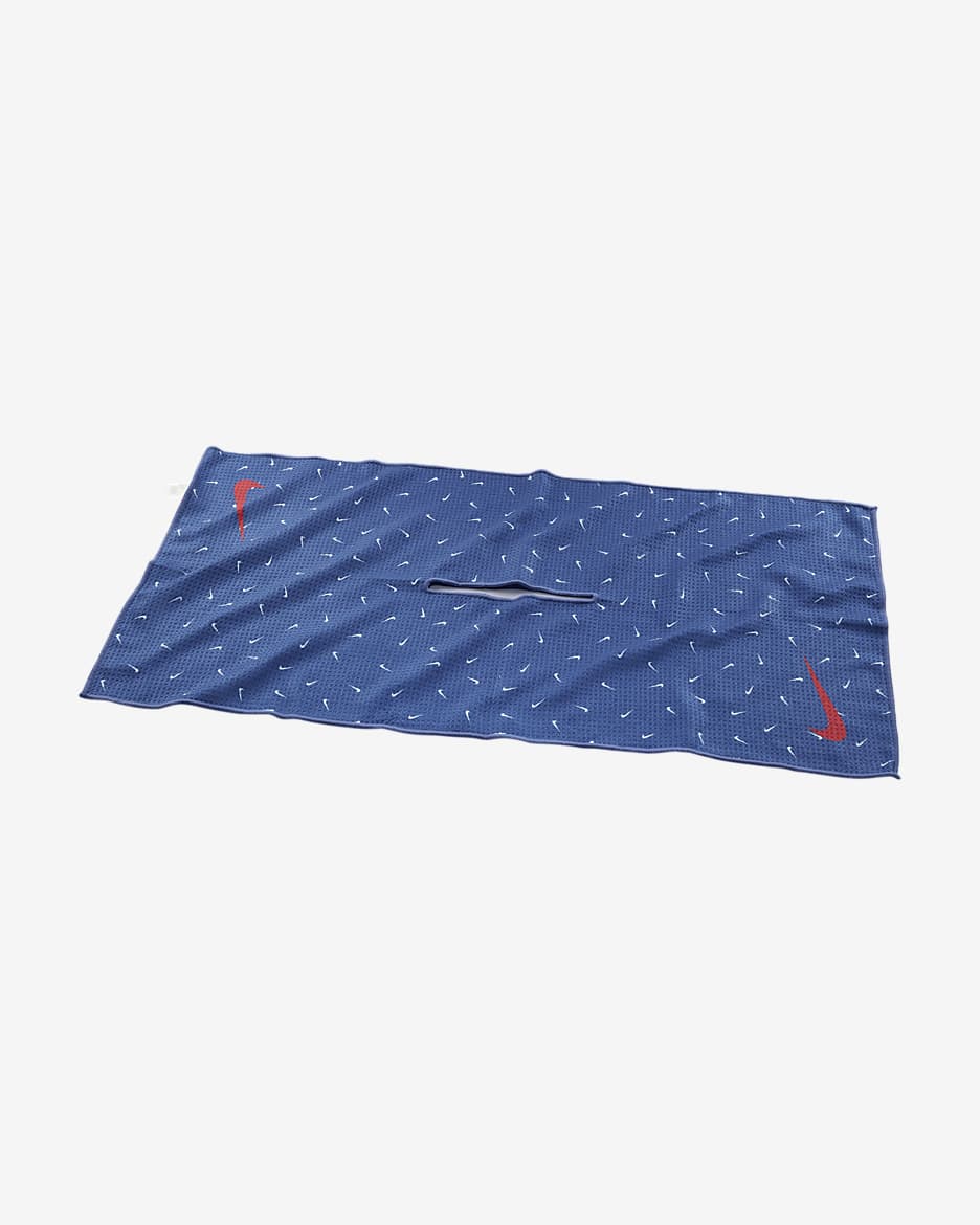 Nike Caddy Golf Towel - Blue