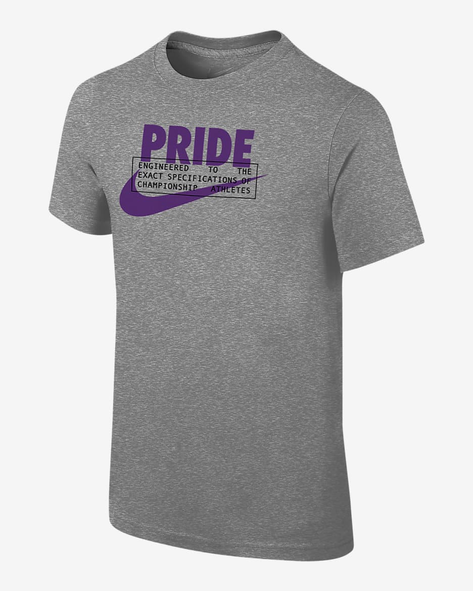 Orlando Pride Big Kids' (Boys') Nike Soccer T-Shirt - Dark Grey Heather