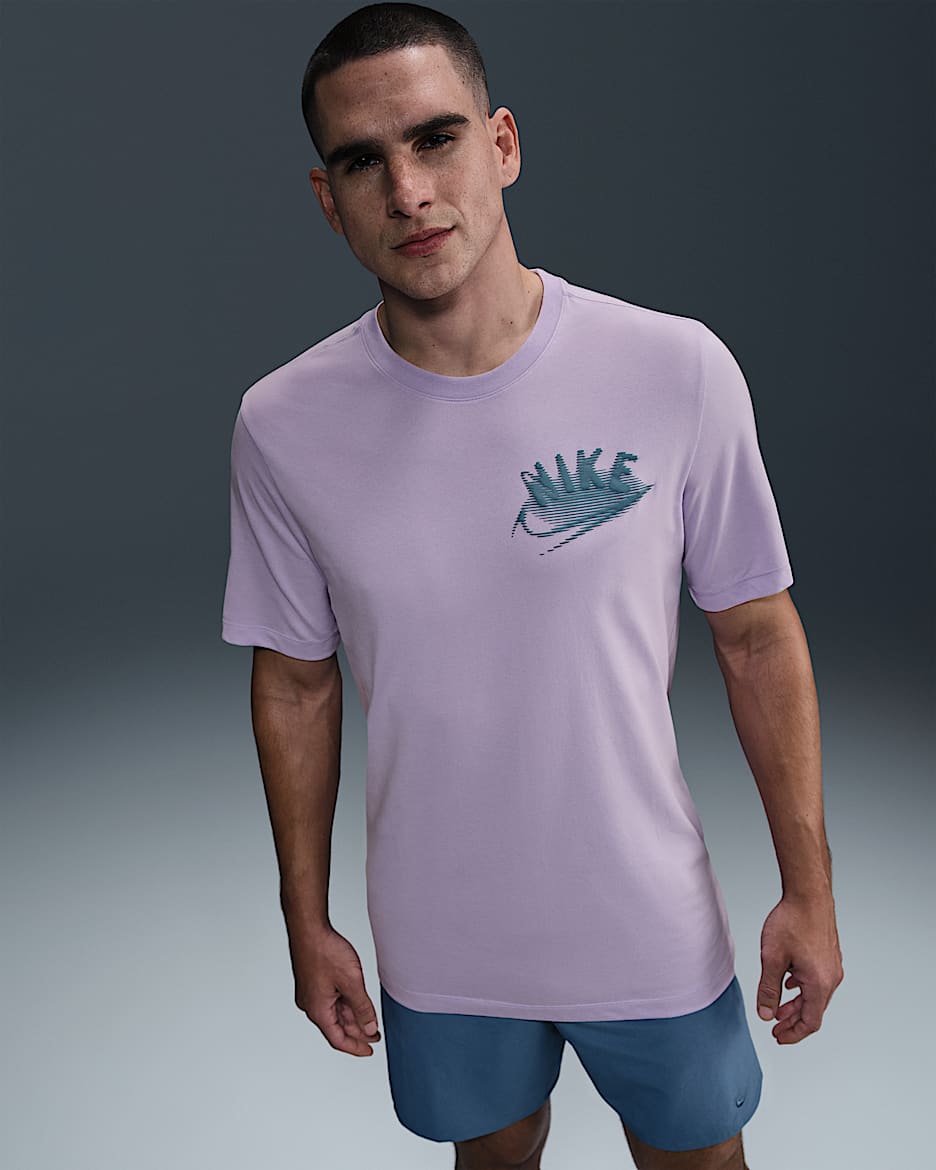 Nike Men's Dri-FIT Fitness T-Shirt - Hydrangeas