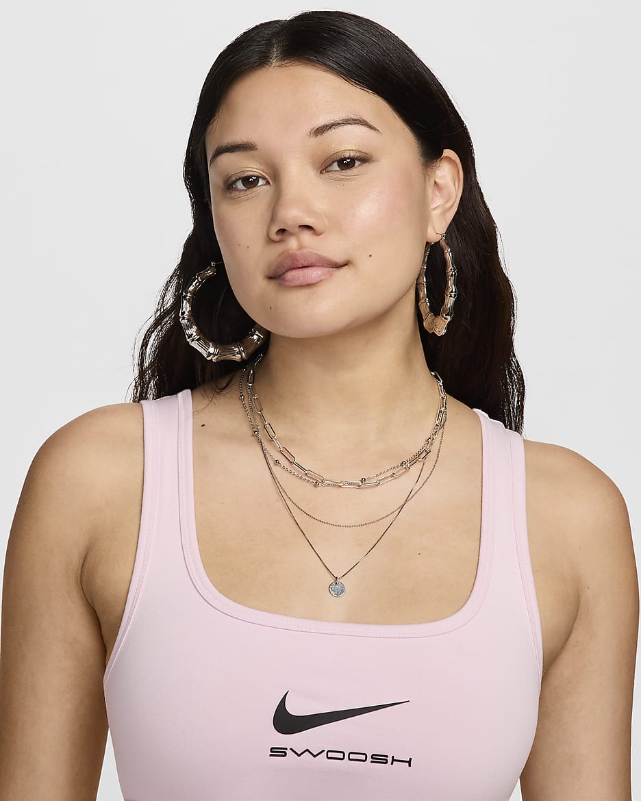 Nike Sportswear Korte tanktop voor dames - Pink Foam