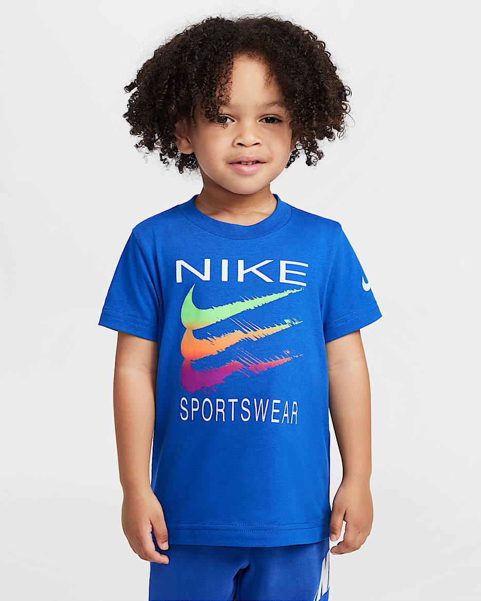 Playera Sportswear Swoosh infantil Nike Sportswear - Royal juego