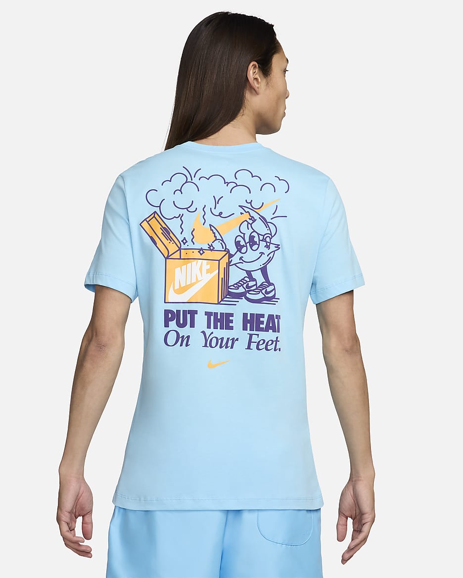ナイキ スポーツウェア メンズ Tシャツ - アクエリアスブルー