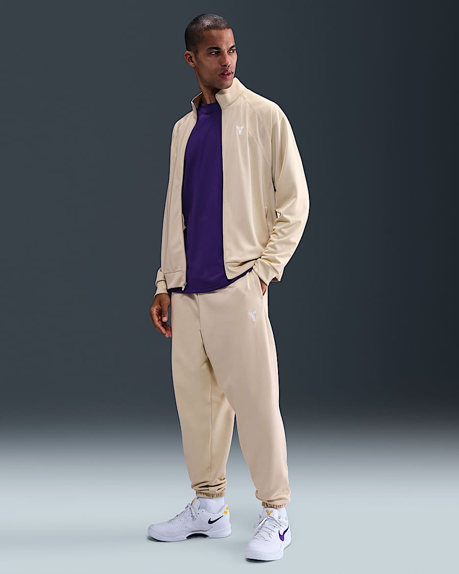 Kobe Therma-FIT Basketball Pants - Sanddrift/White