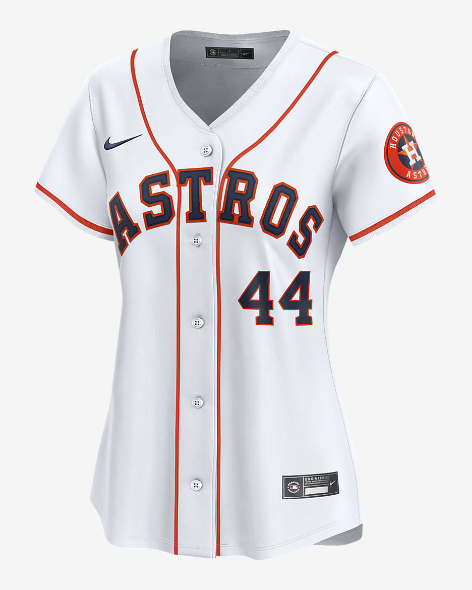 Jersey Nike Dri-FIT ADV de la MLB Limited para mujer Yordan Alvarez Houston Astros - Blanco