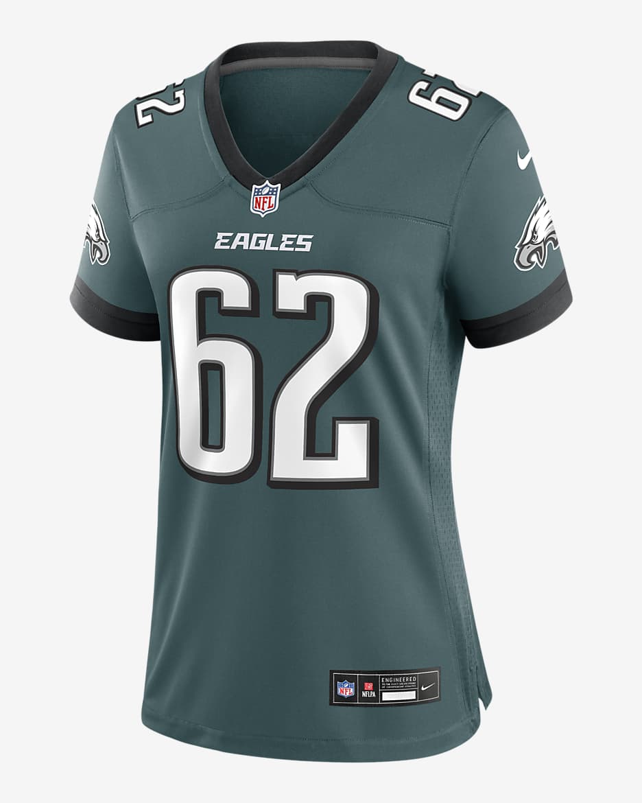 Jersey de la NFL Nike Game para mujer Jason Kelce Philadelphia Eagles - Verde