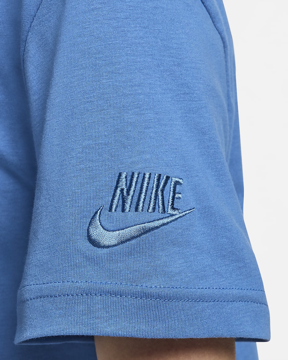 Nike Sportswear Women's Cropped T-Shirt - Star Blue/Star Blue