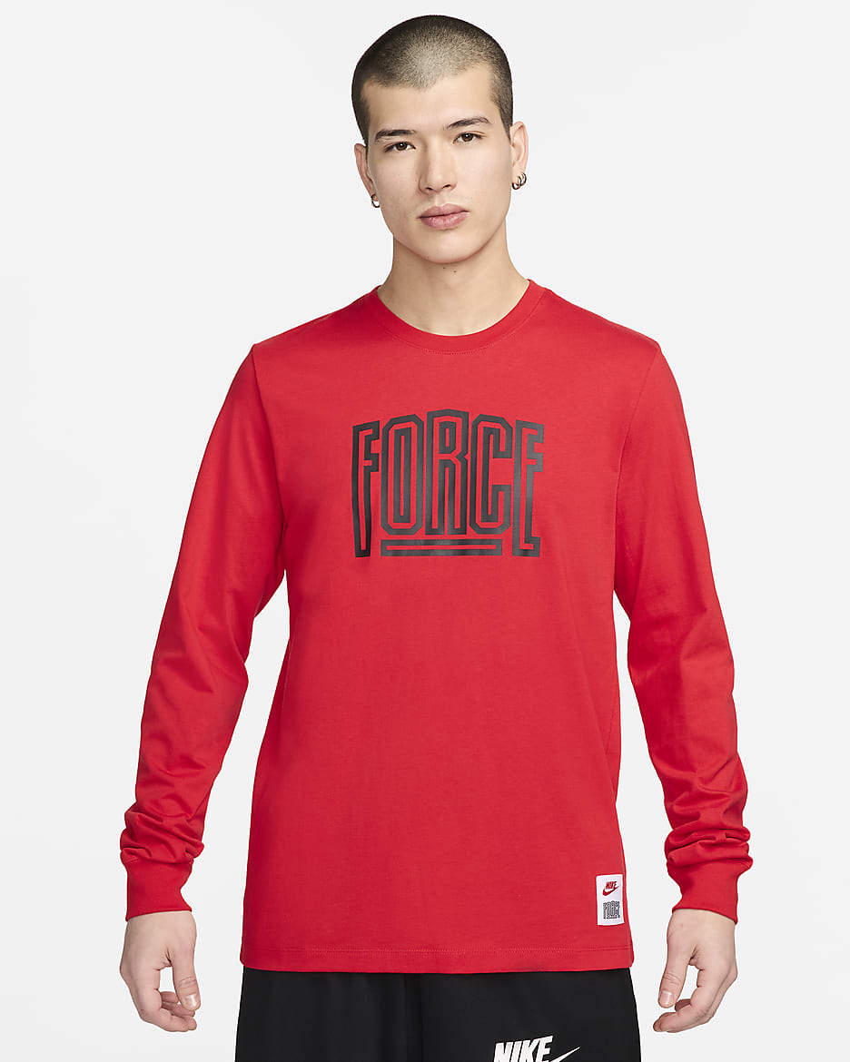 ナイキ メンズ ロングスリーブ Tシャツ - ユニバーシティレッド