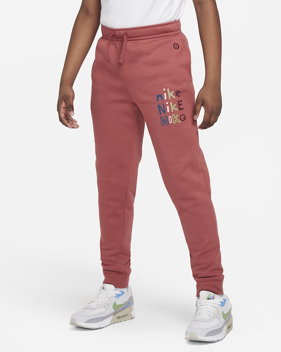 Nike Sportswear Big Kids' (Boys') Joggers (Extended Size) - Canyon Rust/Valerian Blue