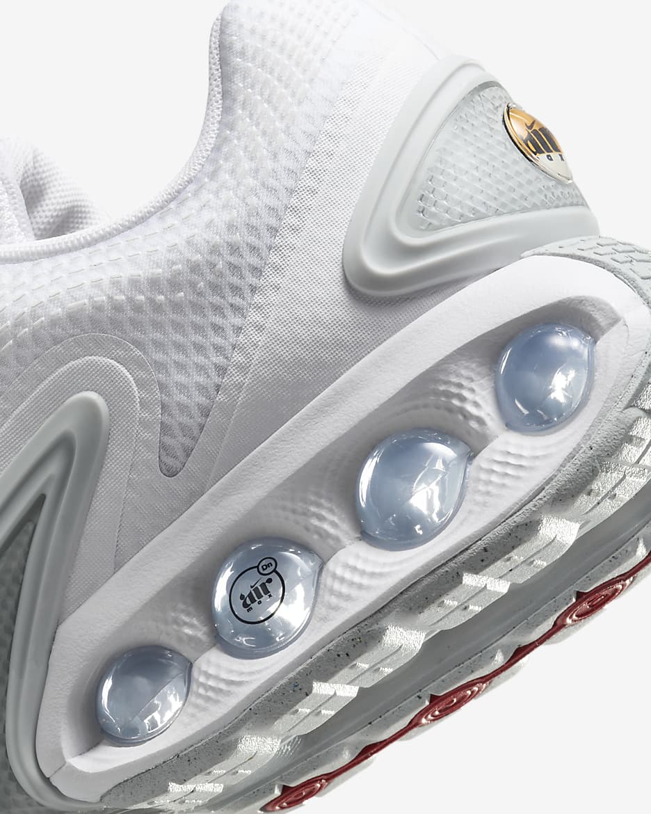 Nike Air Max Dn Shoes - White/White/Metallic Silver/White