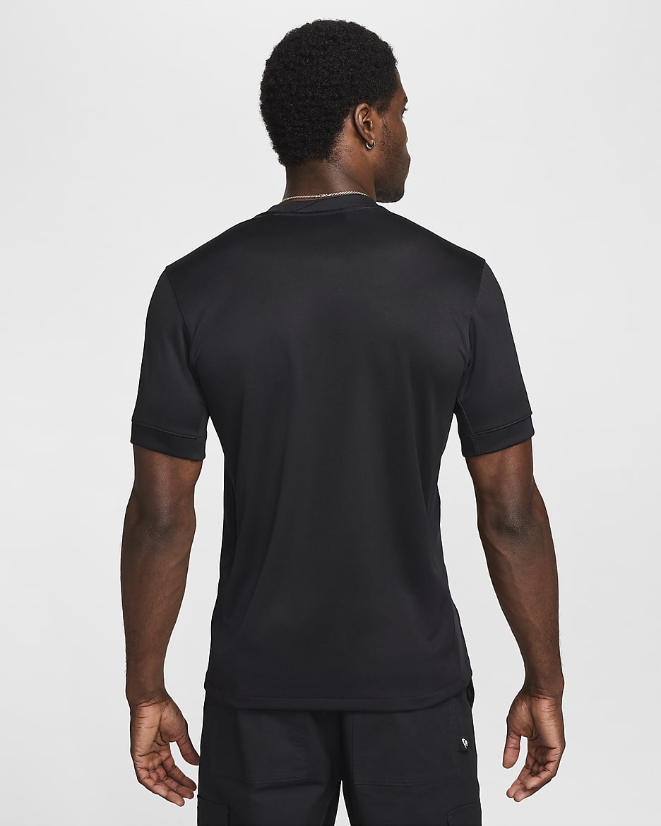 S.C. Maillot de foot replica Nike Dri-FIT Corinthians 2024/25 Stadium Extérieur pour homme - Noir/Noir