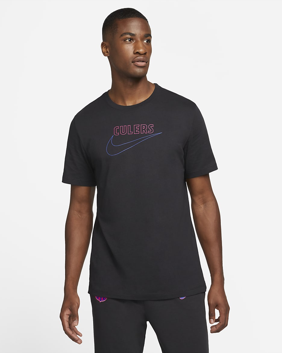 Playera de fútbol del FC Barcelona para hombre - Negro