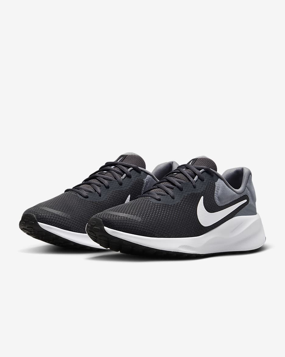 Nike Revolution 7 Straßenlaufschuh für Herren - Anthracite/Cool Grey/Schwarz/Weiß