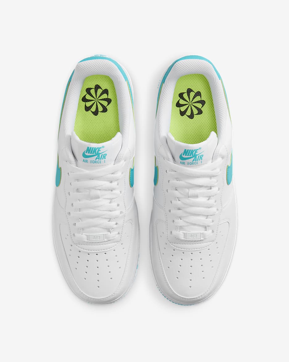 Tenis para mujer Nike Air Force 1 '07 Next Nature - Blanco/Blanco/Volt/Cactus empolvado