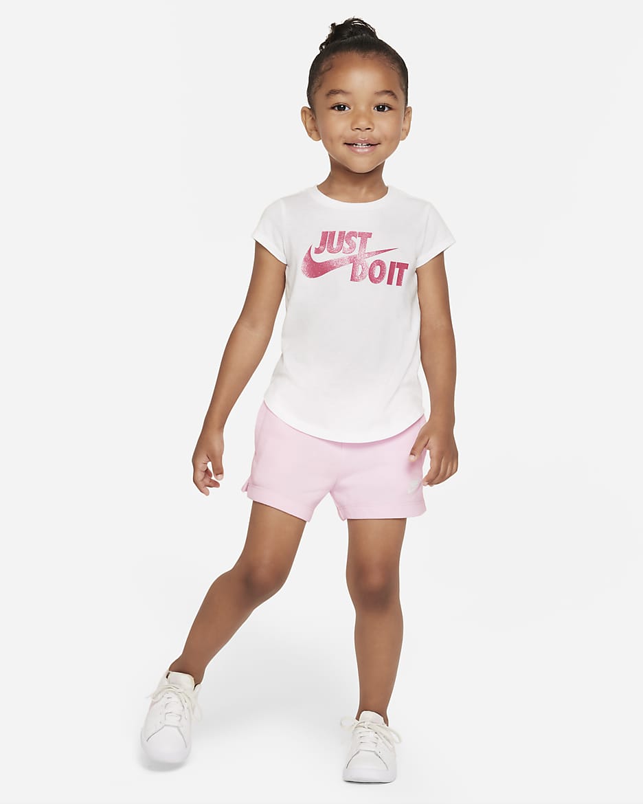 Nike Toddler French Terry Shorts - Pink Foam