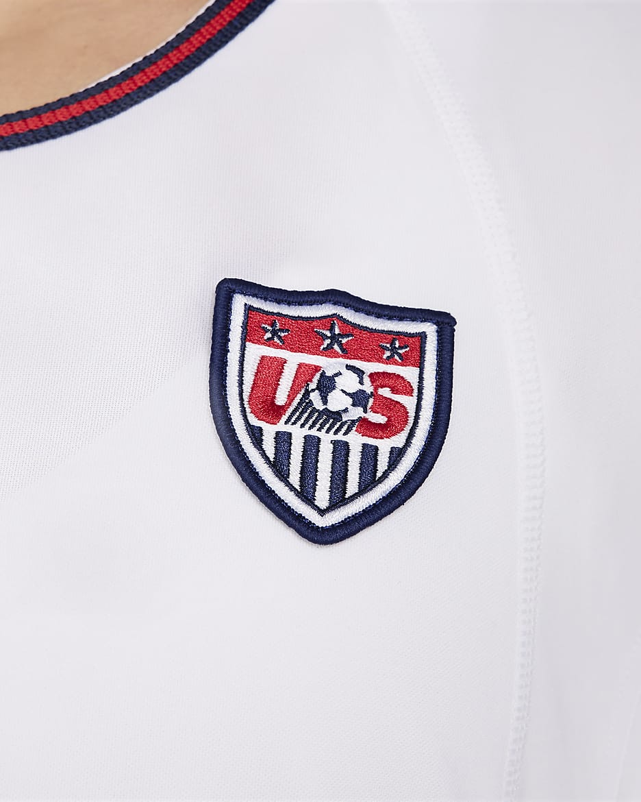 Mia Hamm USWNT 1999 Reissue Nike Football Replica-spillertrøje til kvinder - hvid/Royal Blue