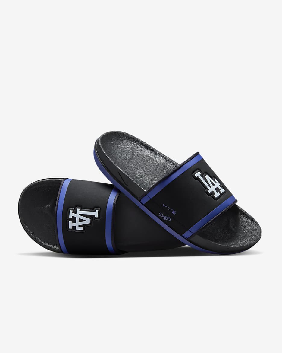 Nike Offcourt (MLB Los Angeles Dodgers) Slide - Black/Rush Blue/White