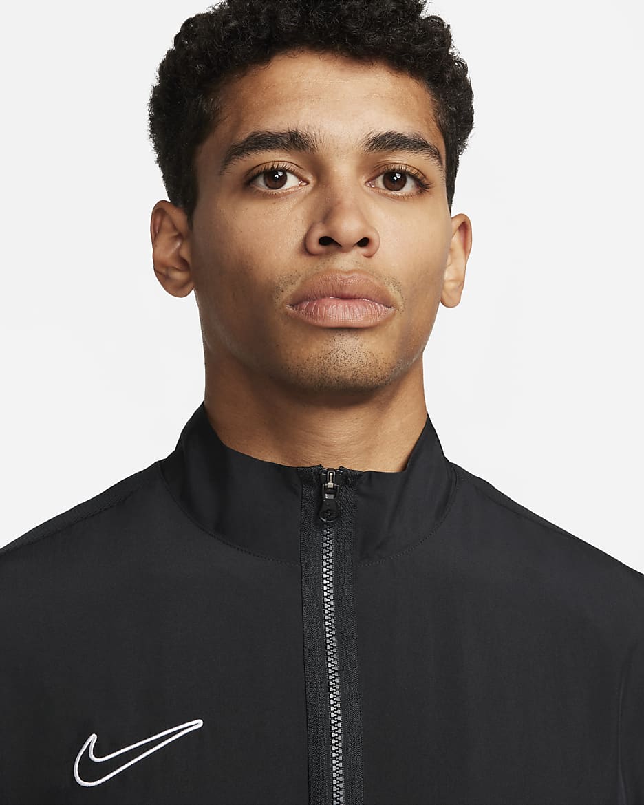 Nike Academy Men's Dri-FIT Football Jacket - Black/Black/White