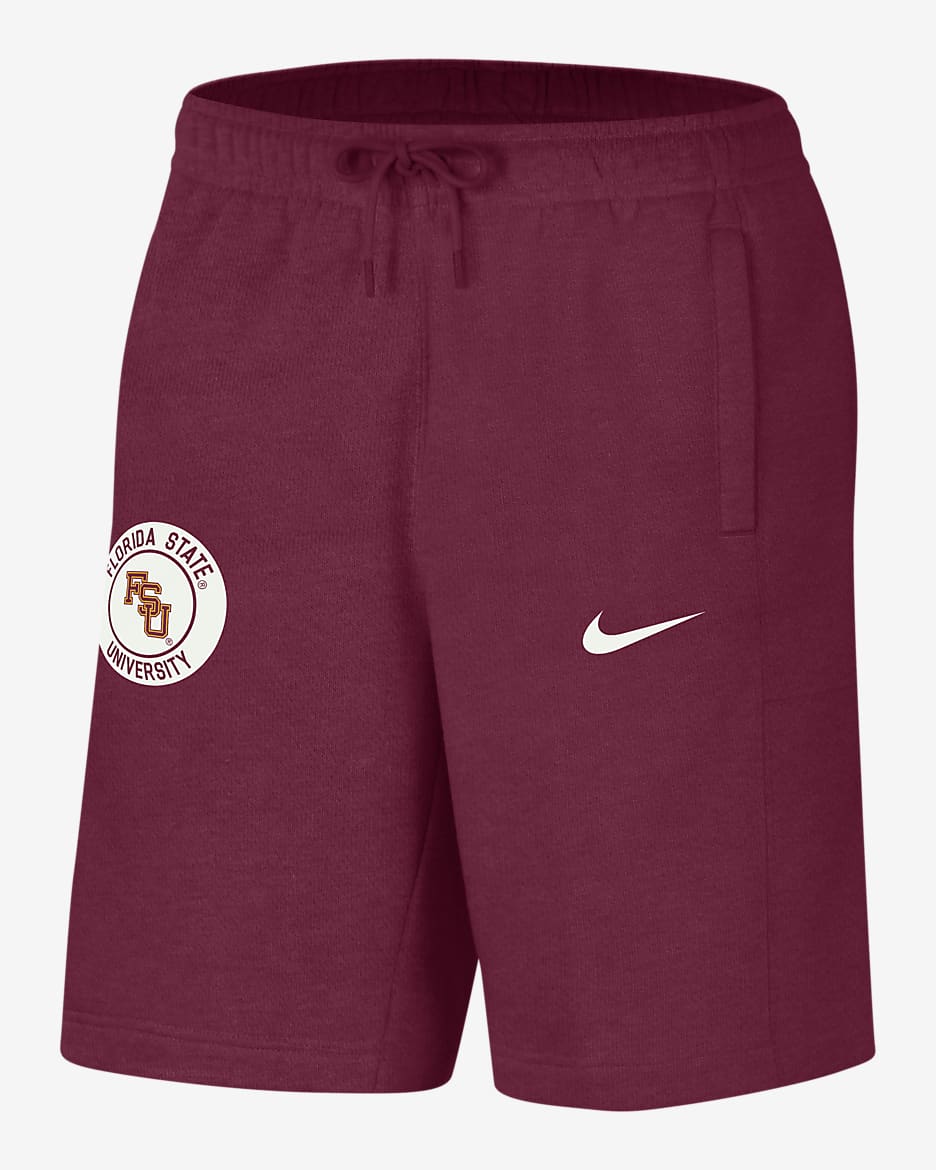 Florida State Men's Nike College Shorts - Team Maroon/Summit White