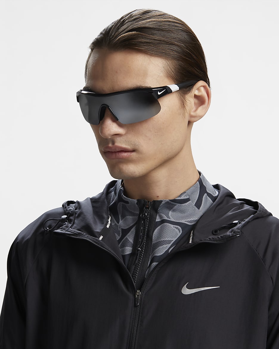 Nike Show X1 Sunglasses - Black/White/Grey