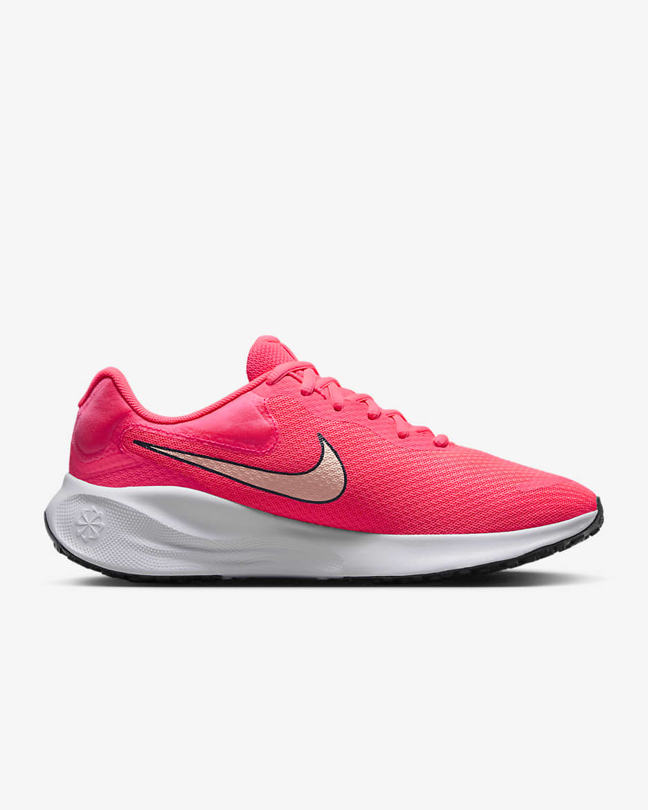 Nike Revolution 7 Women's Road Running Shoes - Hot Punch/Dark Raisin/Crimson Tint