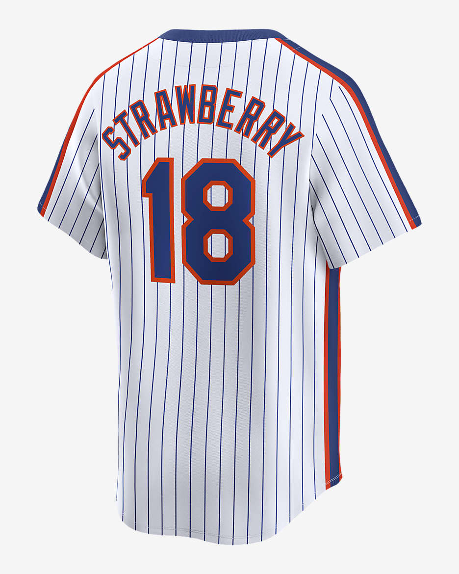 Darryl Strawberry New York Mets Cooperstown Men's Nike Dri-FIT ADV MLB Limited Jersey - Navy