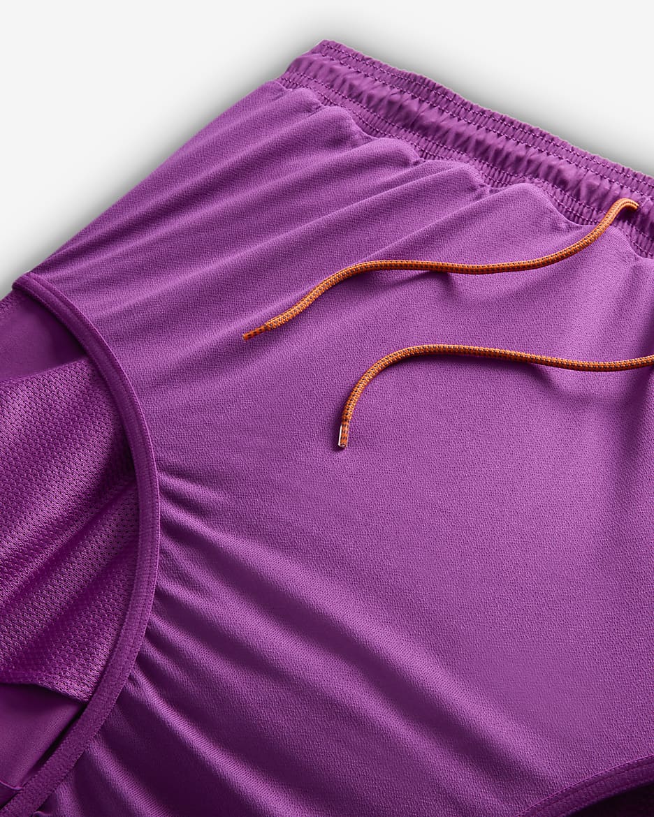 Nike ACG 'Reservoir Goat' Men's Shorts - Bold Berry/Safety Orange/Dark Raisin/Summit White