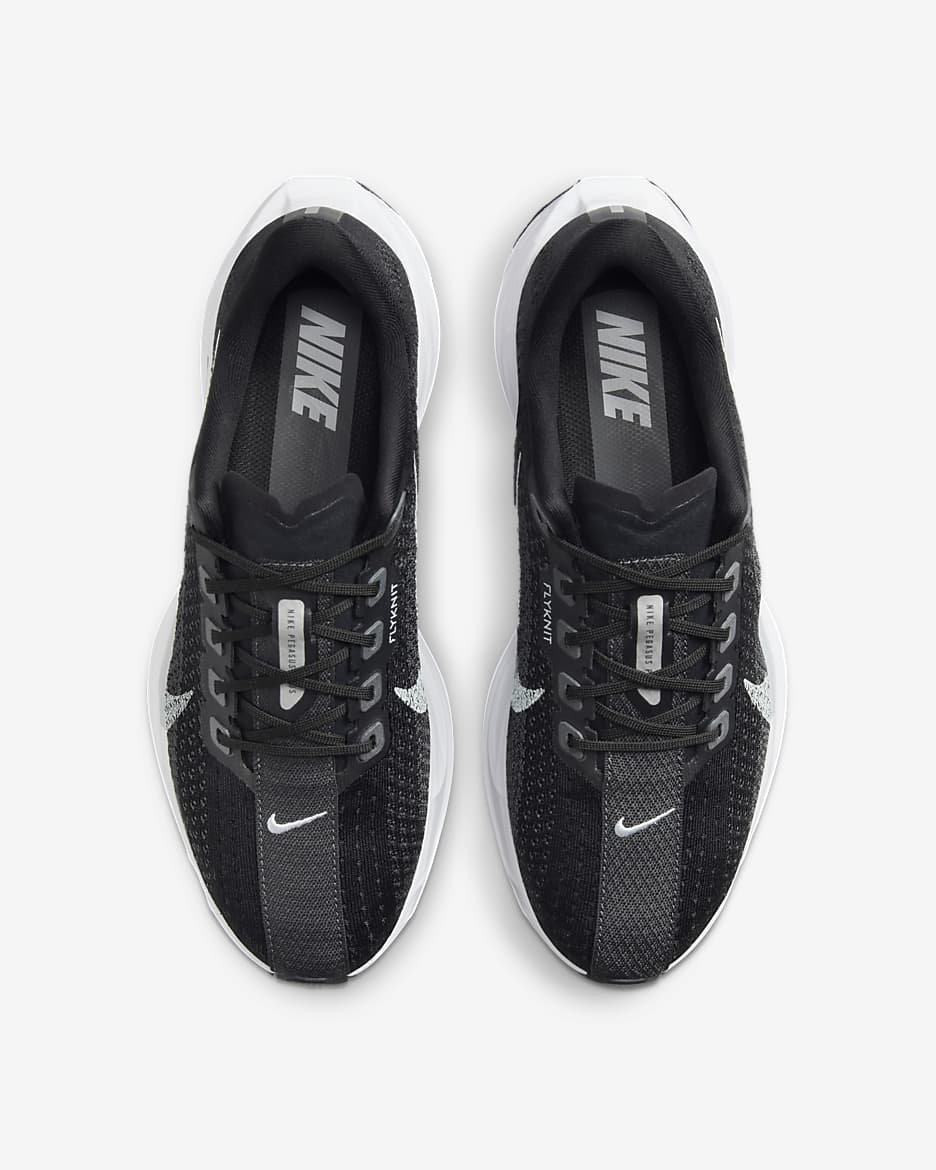 Nike Pegasus Plus Straßenlaufschuh (Damen) - Schwarz/Anthracite/Weiß/Pure Platinum