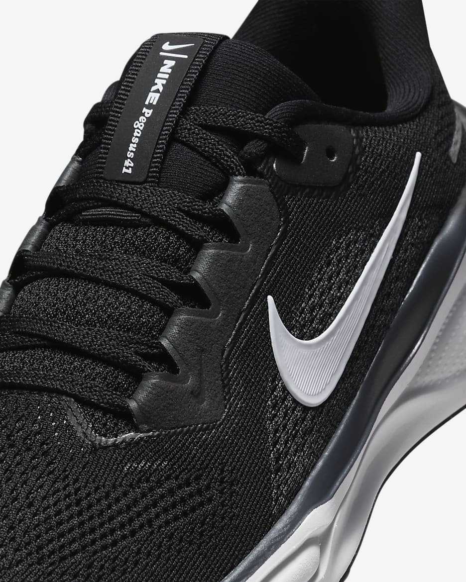 Sapatilhas de running para estrada Nike Pegasus 41 Júnior - Preto/Anthracite/Anthracite/Branco